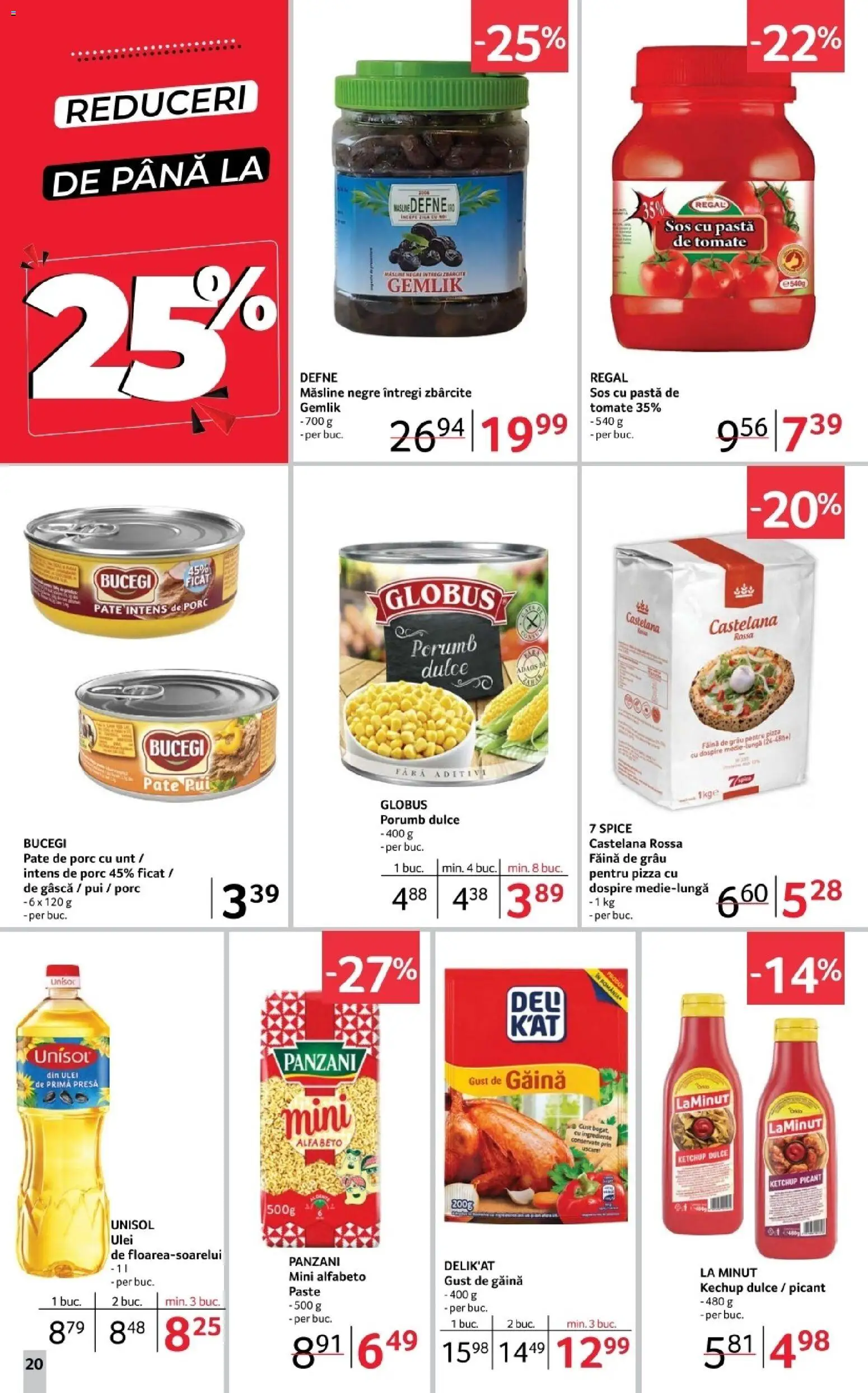 Noul catalog Selgros – valabil de la 14.11.2025 | Pagină: 20 | Produse: Ulei, Pastă de tomate, Făină, Porumb