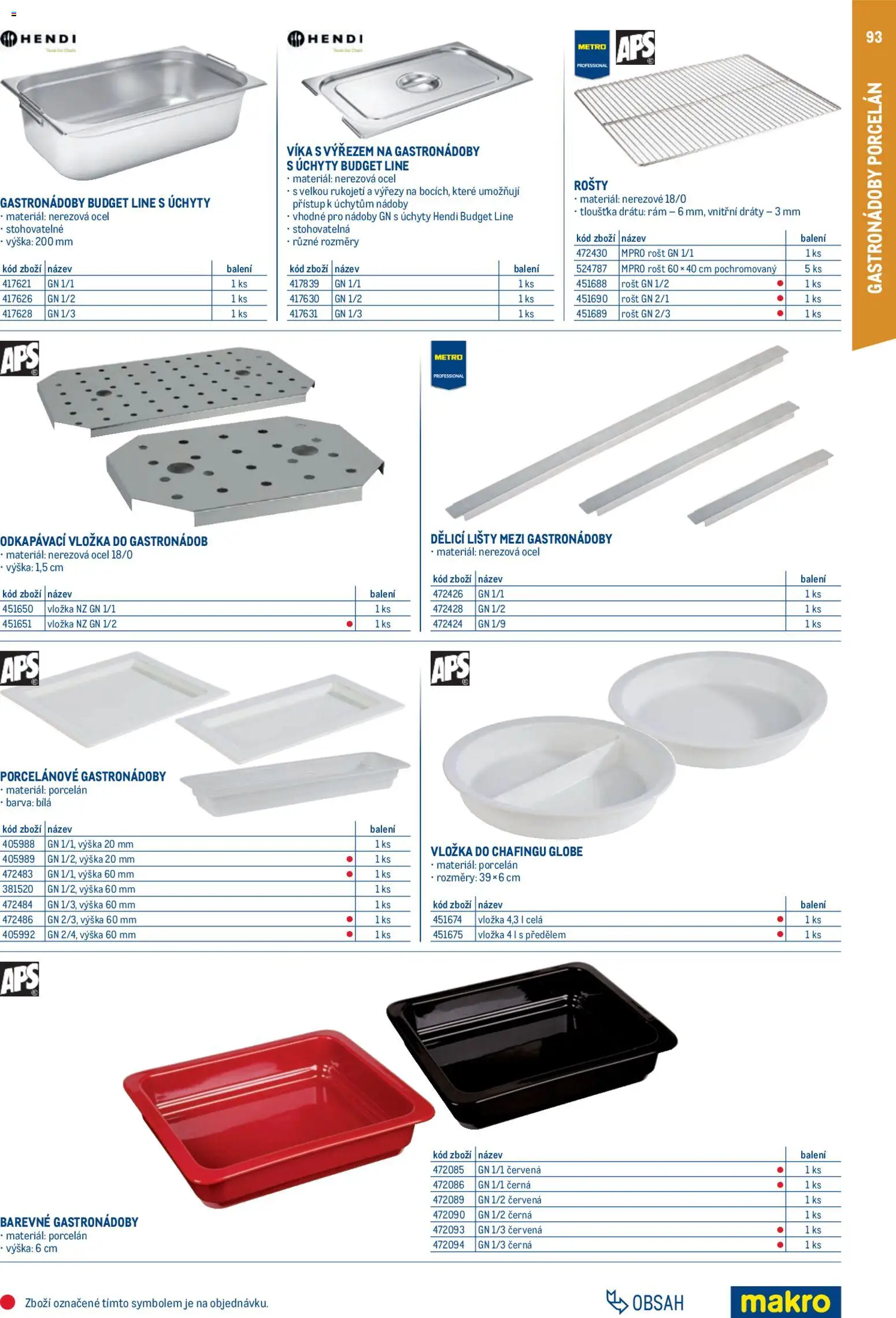 Makro leták - Gastro vybavení a zařízení od 01.02.2026 | Strana: 93 | Produkty: Rošt