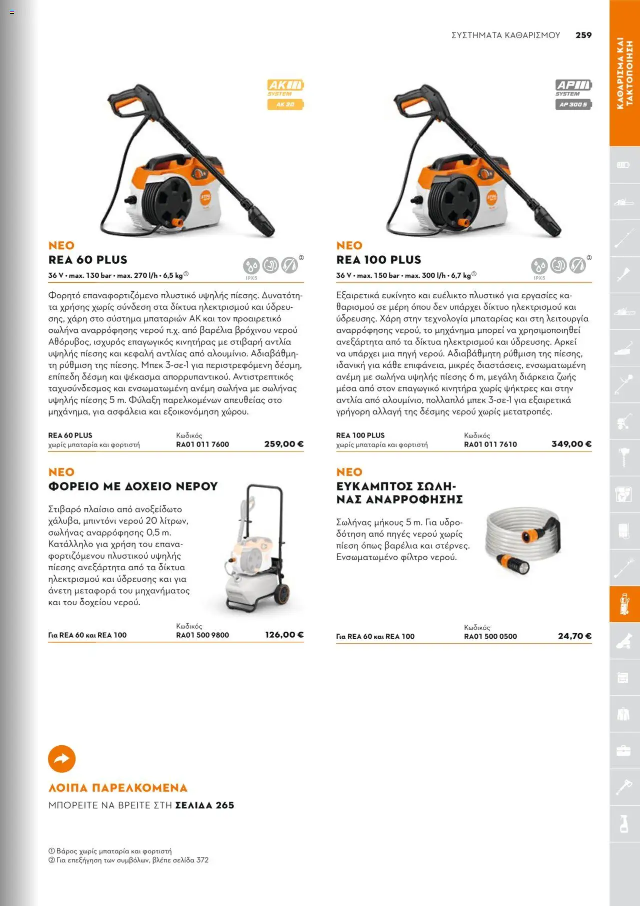 Stihl Κατάλογος 2025 – σε ισχύ από 13.01.2025 | Σελίδα: 259