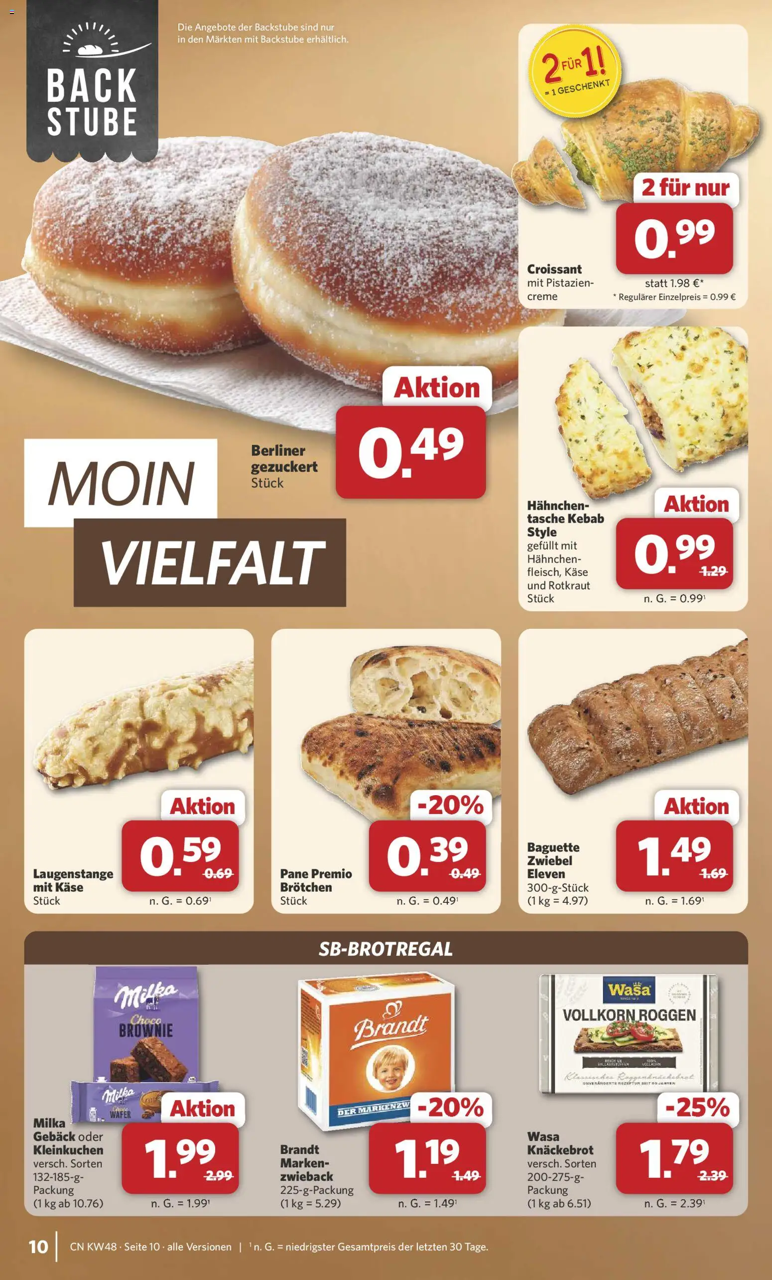 Combi - Black Friday – gültig ab 24.11.2025 | Seite: 10 | Produkte: Berliner, Hahnchen, Milka, Wasa knackebrot