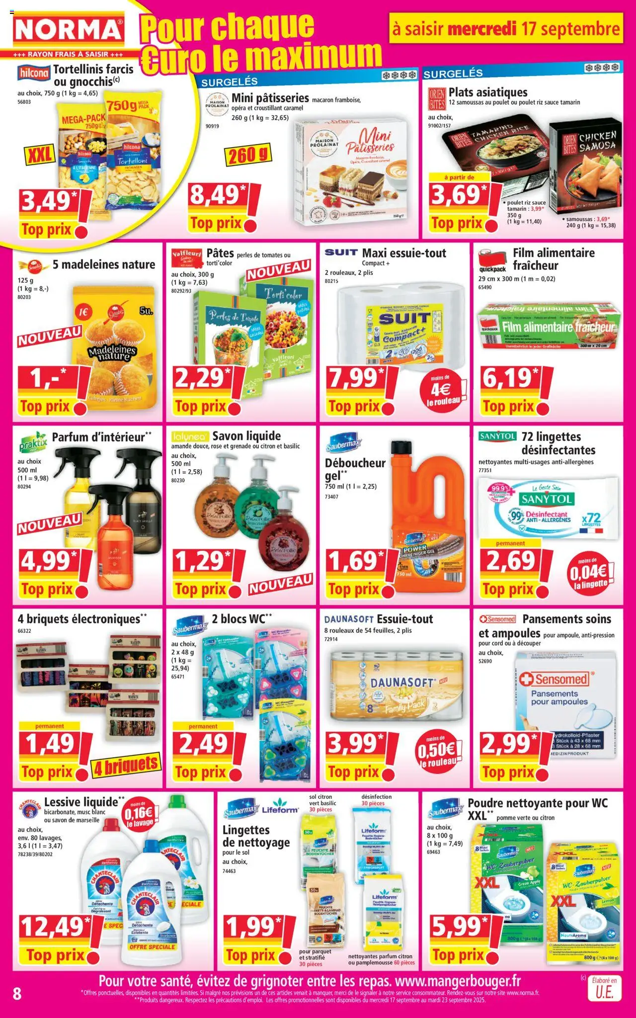  | Page: 8 | Produits: Citron, Pamplemousse, Pomme, Poudre
