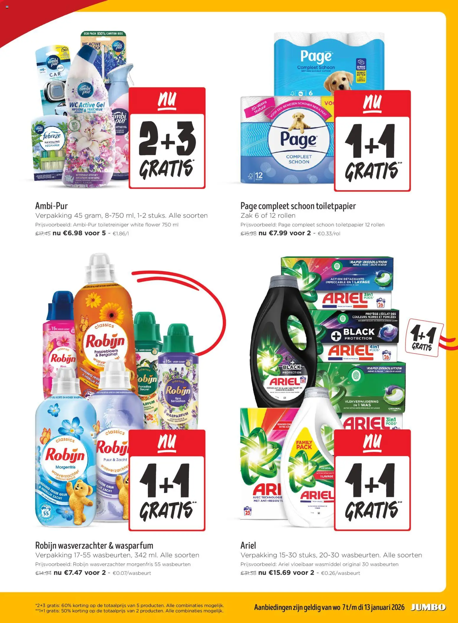 {H1} | Pagina: 5 | Producten: Wc, Zak, Toiletpapier, Robijn