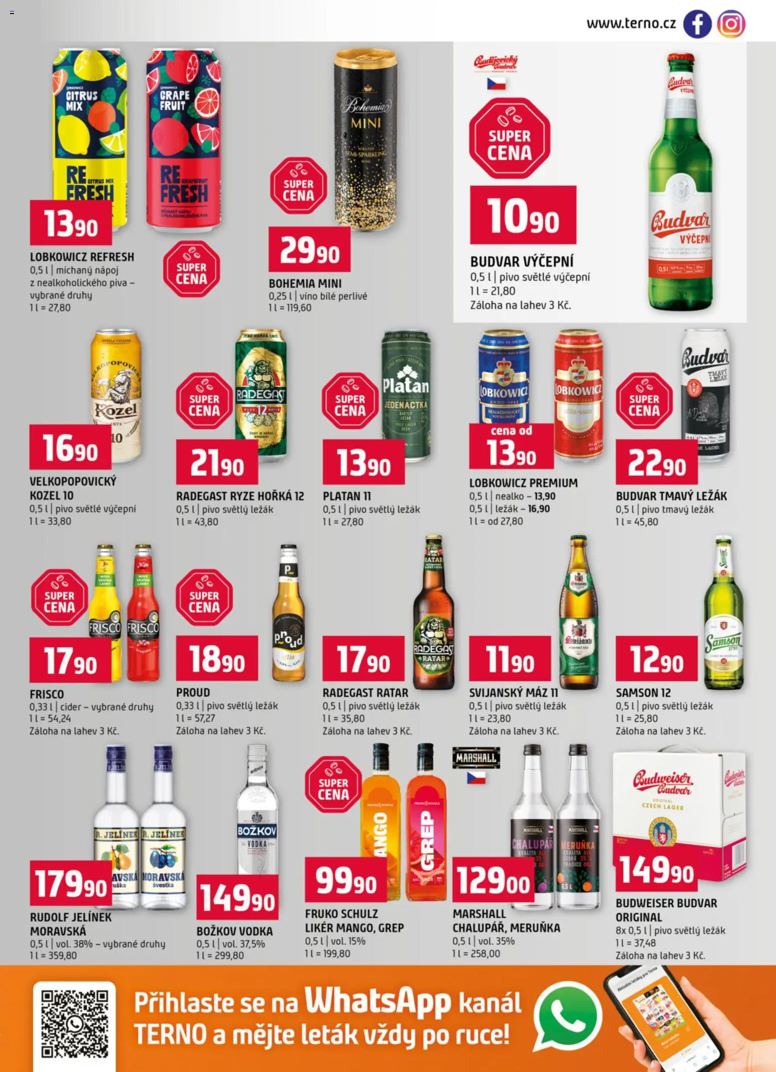 Terno leták od 21.01.2026 | Strana: 13 | Produkty: Pivo, Frisco, Svijanský Máz, Jelínek