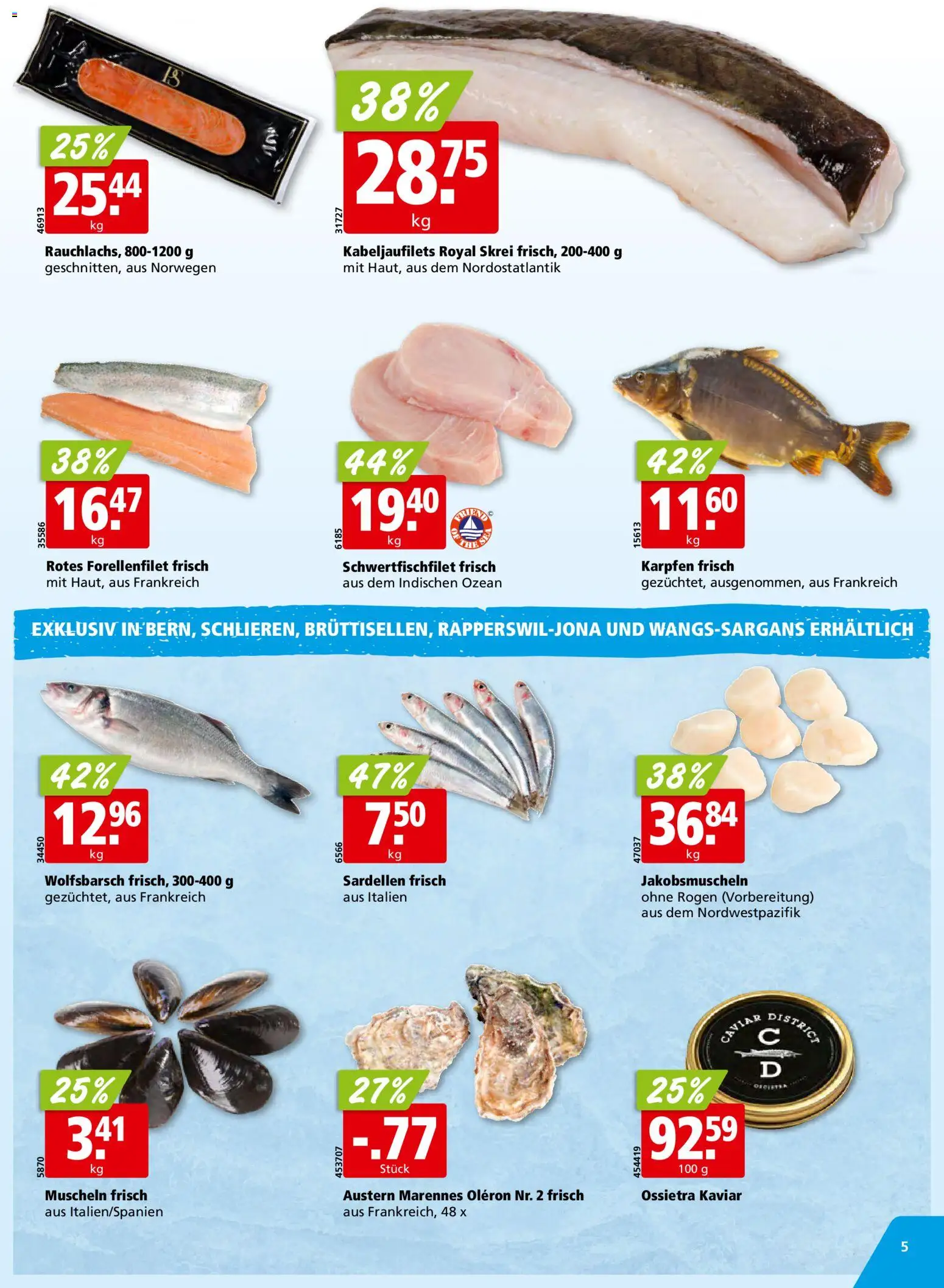 Aligro aktionen Schlieren, Gossau SG, Frauenfeld, Rapperswil-Jona, Sargans, Bern, Brüttisellen, Pratteln, Emmen, Spreitenbach – gültig ab 30.03.2026 | Seite: 5