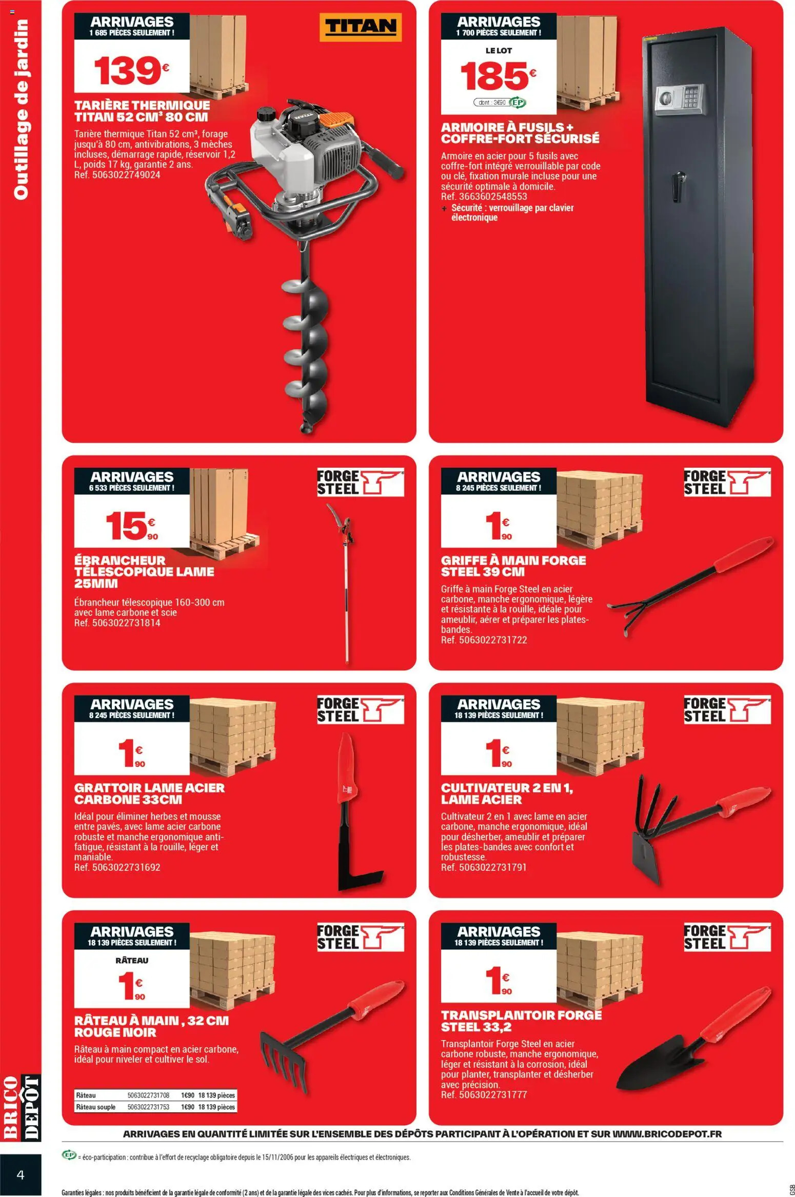 {H1} | Page: 4 | Produits: Clavier, Poids, Armoire, Rateau