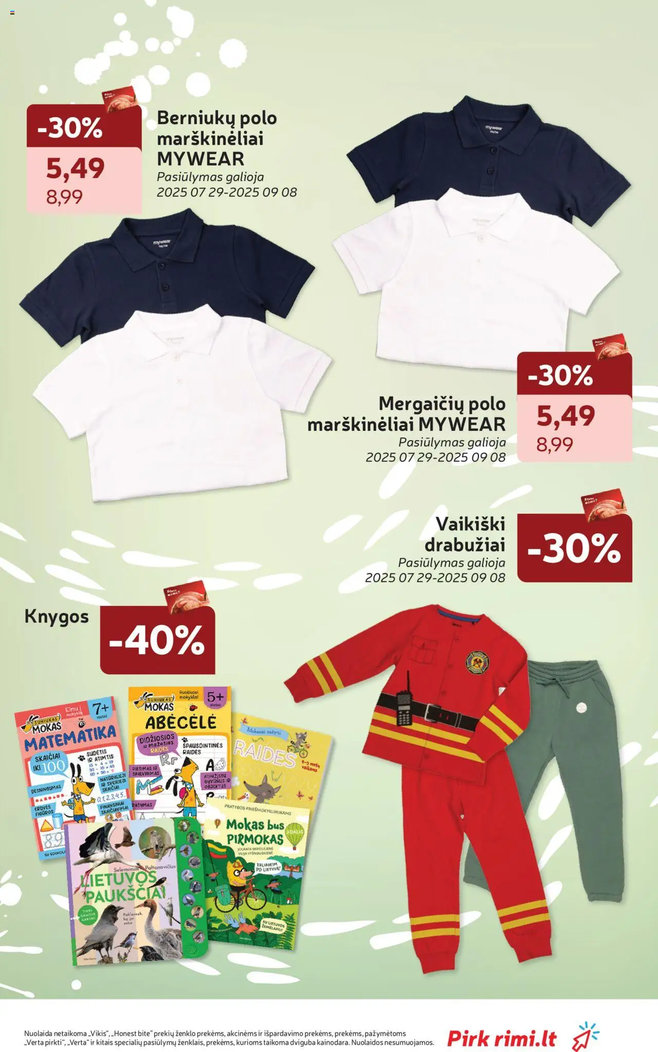 Rimi leidinys│galioja nuo 19.08.2025 | Puslapis: 5 | Prekių: Drabužiai, Marškinėliai