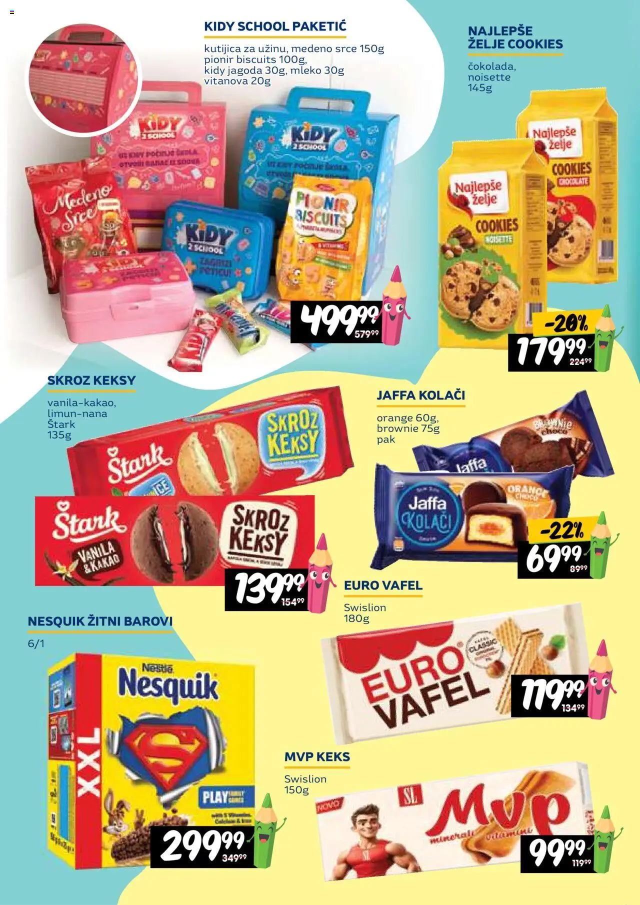Idea katalog - važi od 14.08.2025 | Strana: 32 | Proizvode: Jagoda, Brownie, Mleko, Nesquik
