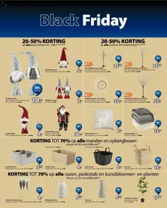 JYSK - Black Friday  - Voorbeeld van een folder van JYSK, geldig van 23.11.2025 | Pagina: 6 | Producten: Papier, Manden, Mand, Vaas