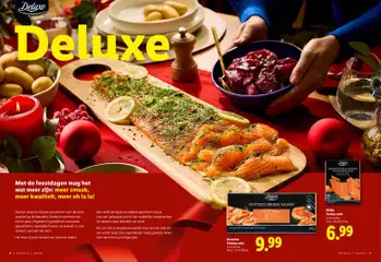 Lidl Kerstmagazine - Voorbeeld van een folder van Lidl, geldig van 03.11.2025 | Pagina: 4 | Producten: Zalm, Portemonnee, La, Tafel