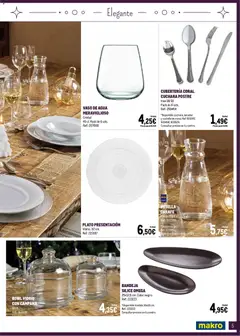 Vista previa Makro - Decoracion Navidad Canarias válido desde el 03.11.2025 | Página: 5 | Productos: Bandeja, Cubertería