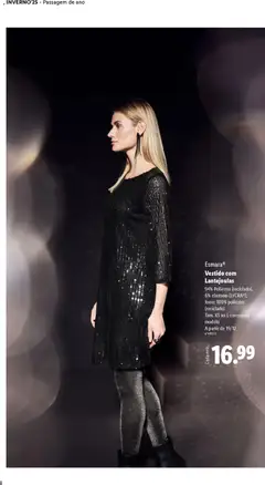 Pré-visualização Vestido com Lantejoulas, 94% Poliéster (reciclado), 6% elastano (LYCRA®); forro: 100% poliéster (reciclado) Tam. XS ao L consoante modelo A partir de 19/12 válido de 01.12.2025 | Página: 8