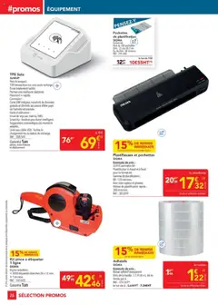  | Page: 26 | Produits: Câble, Plastifieuse, Interrupteur, Livre