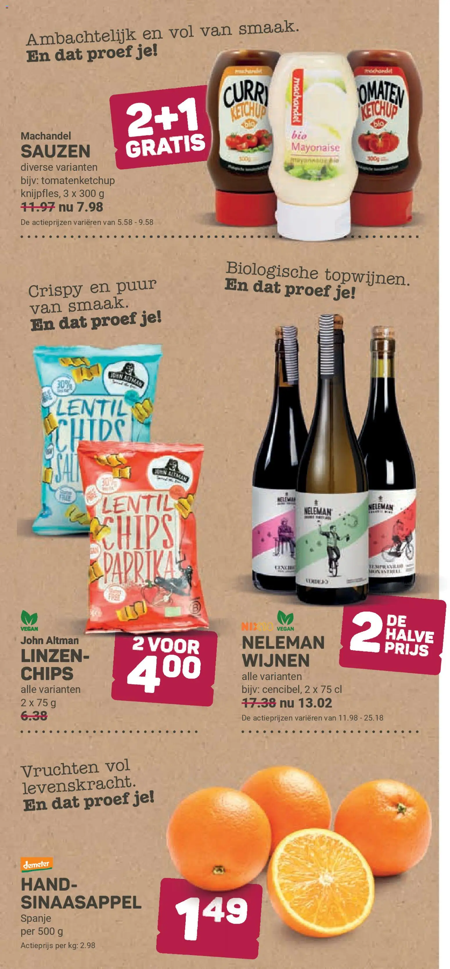 {H1} | Pagina: 3 | Producten: Chips, Ketchup, Kész piskótalap, Linzen