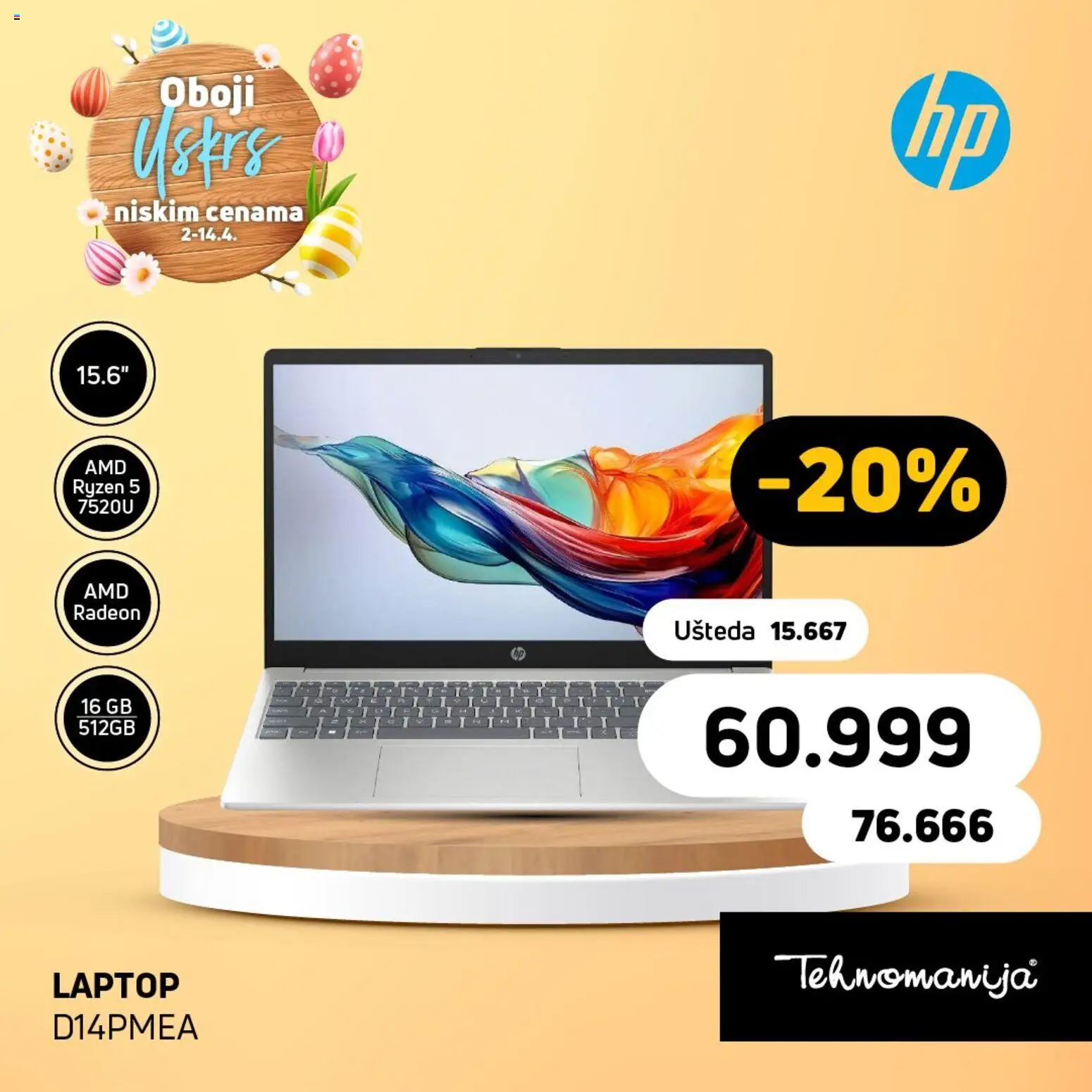 Tehnomanija katalog - važi od 02.04.2026 | Strana: 3 | Proizvode: Laptop
