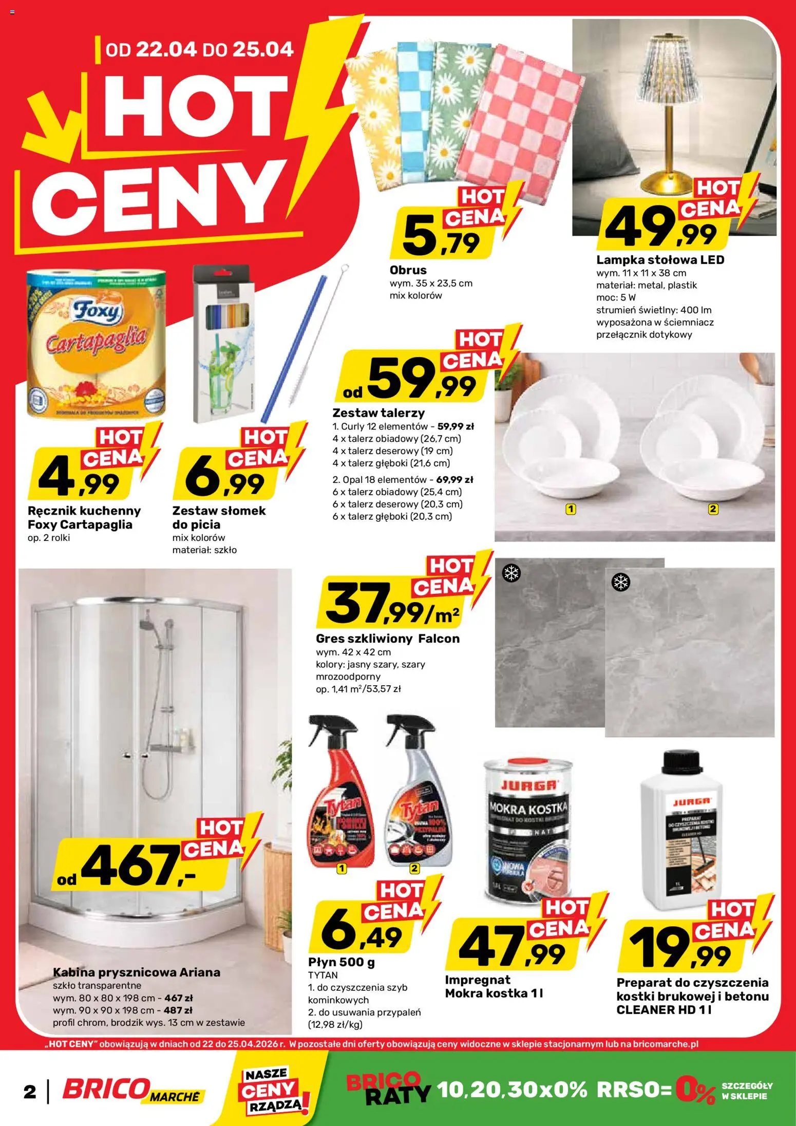 Brico Marché gazetka od 22.04.2026 | Strona: 2 | Produkty: Rolki, Cleaner
