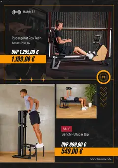 Hammer Prospekt 	 ab 13.04.2026 gültig | Seite: 2 | Produkte: Rudergerät