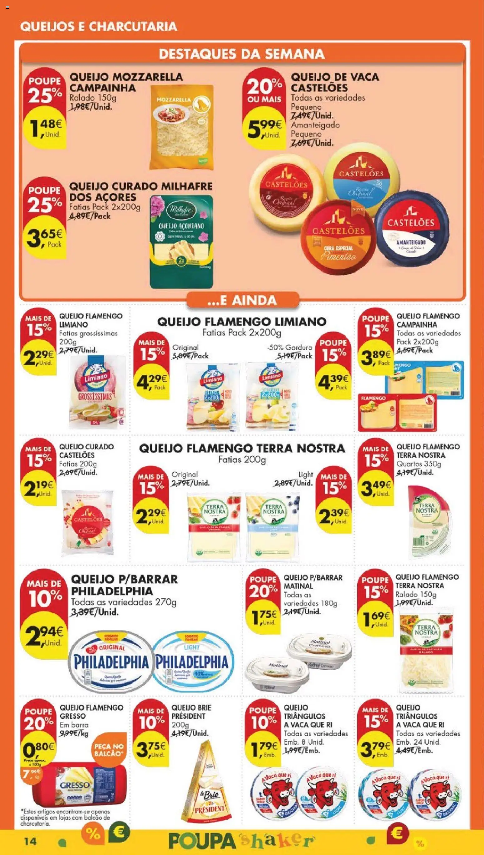 Pingo Doce folheto │ válido de 13.01.2026 | Página: 16 | Produtos: Cream cheese, Pimentão, Campainha, Queijo