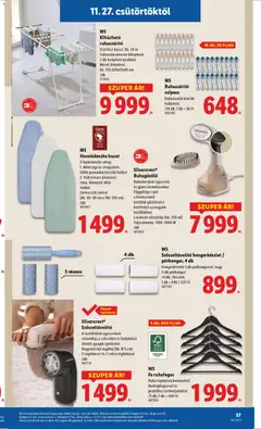 Lidl Akciós újság - amely érvényes a következő dátumtól: 27.11.2025 | Oldal: 37