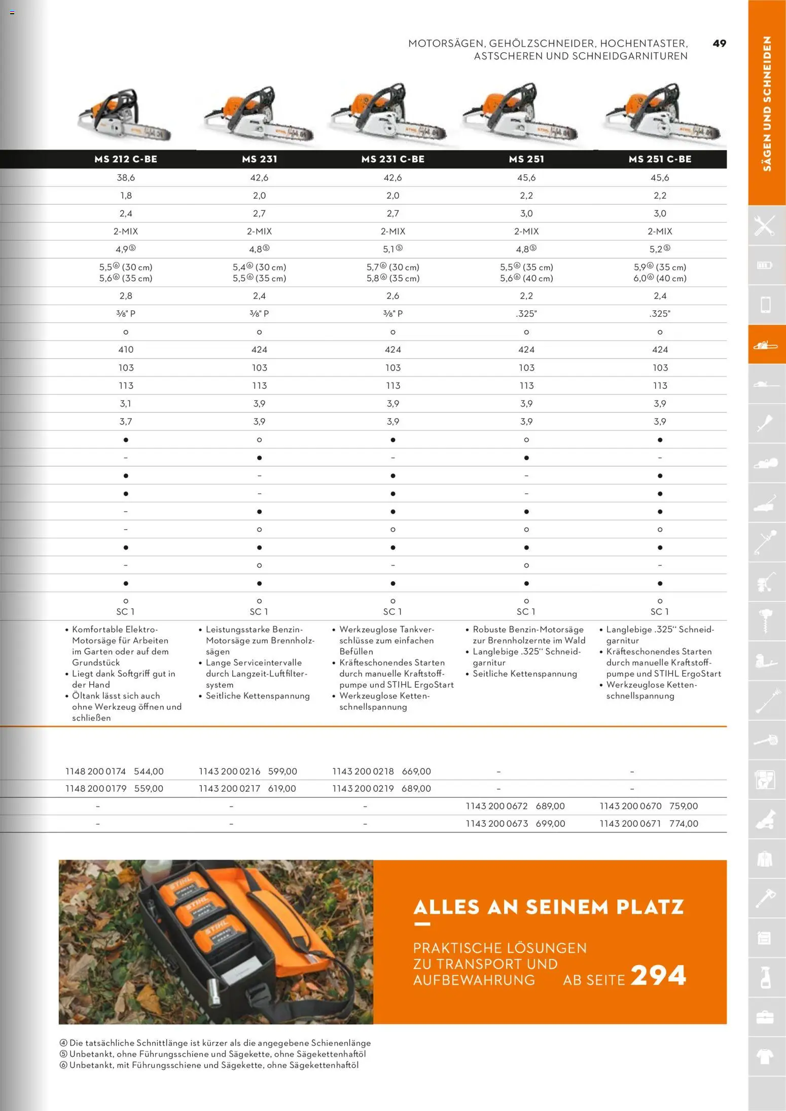 STIHL Katalog – gültig ab 01.01.2026 | Seite: 49