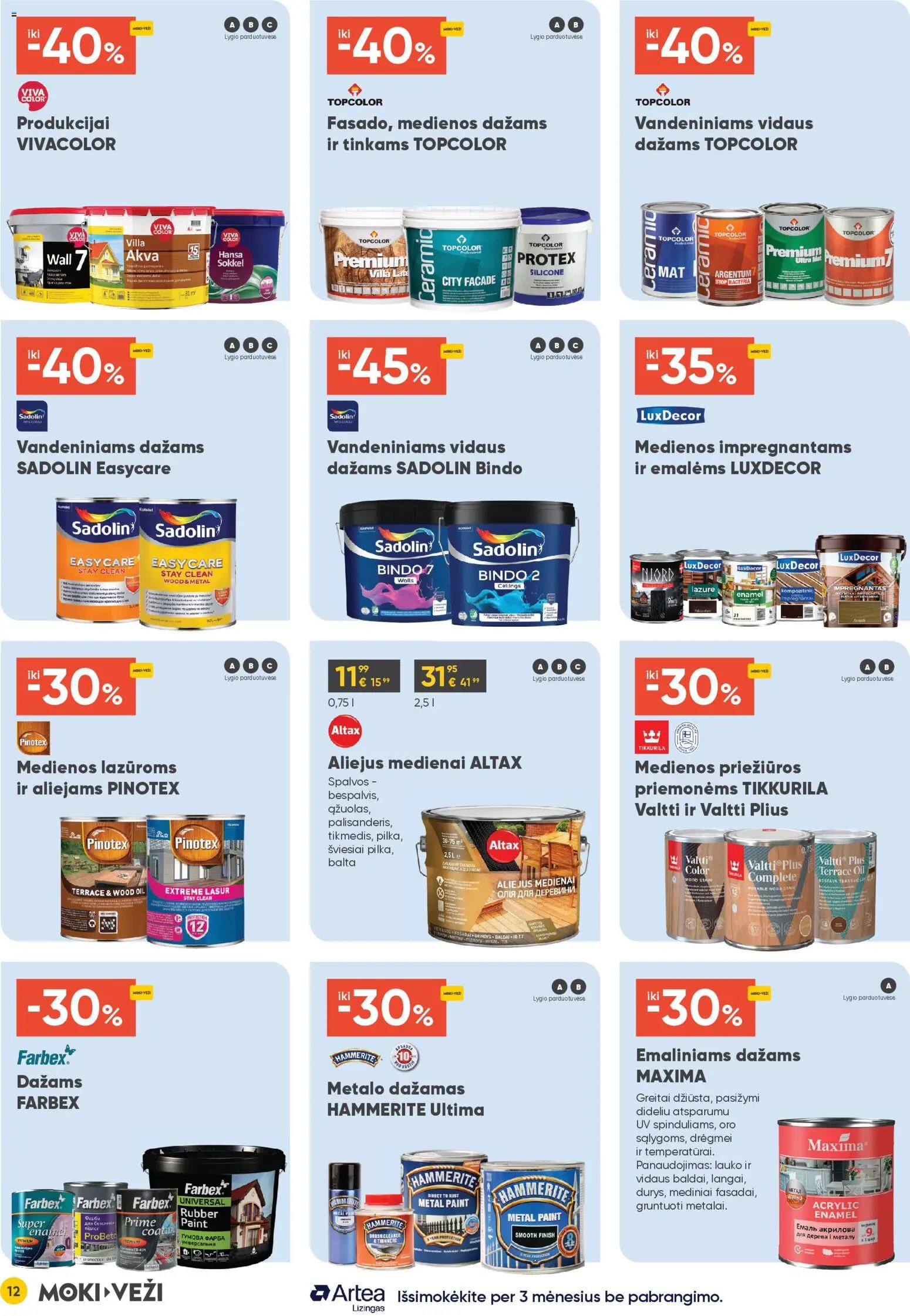 MOKI VEŽI akcijos nuo 02.04.2026 | Puslapis: 12 | Prekių: Aliejus