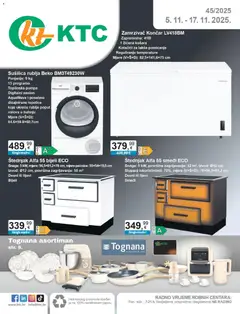 KTC - Katalog tehnike i posuđa - Pregled kataloga iz trgovine KTC, vrijedi od 05.11.2025