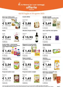 Volantino Natura Sì del 30.07.2025 | Pagina: 10