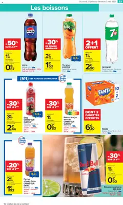  | Page: 37 | Produits: Orange, Pêche, Red bull, Thé