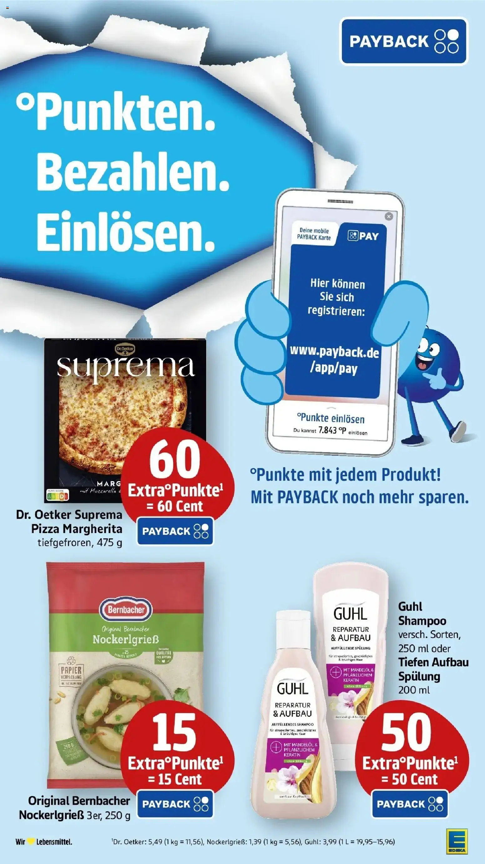 E center Prospekt Hohberg-Niederschopfheim	 – gültig ab 05.04.2026 | Seite: 14 | Produkte: Mozzarella, Shampoo, Spülung, Pizza