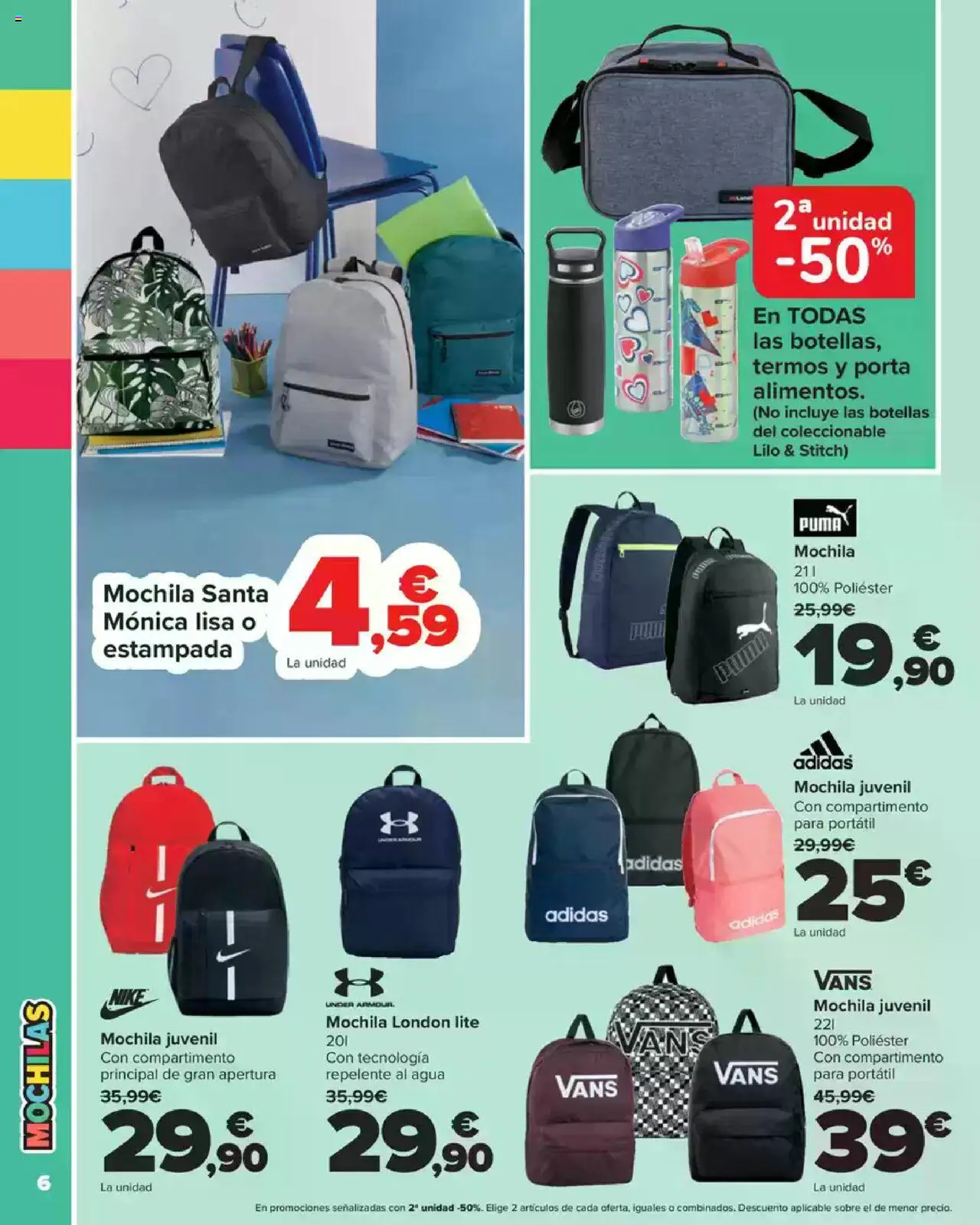 Carrefour Vuelta al Cole │ válido desde el 18.08.2025 | Página: 6 | Productos: Mochila