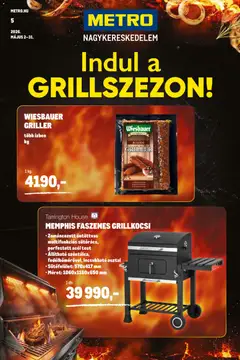 Metro Grill katalógus 2026/05 - amely érvényes a következő dátumtól: 02.05.2026