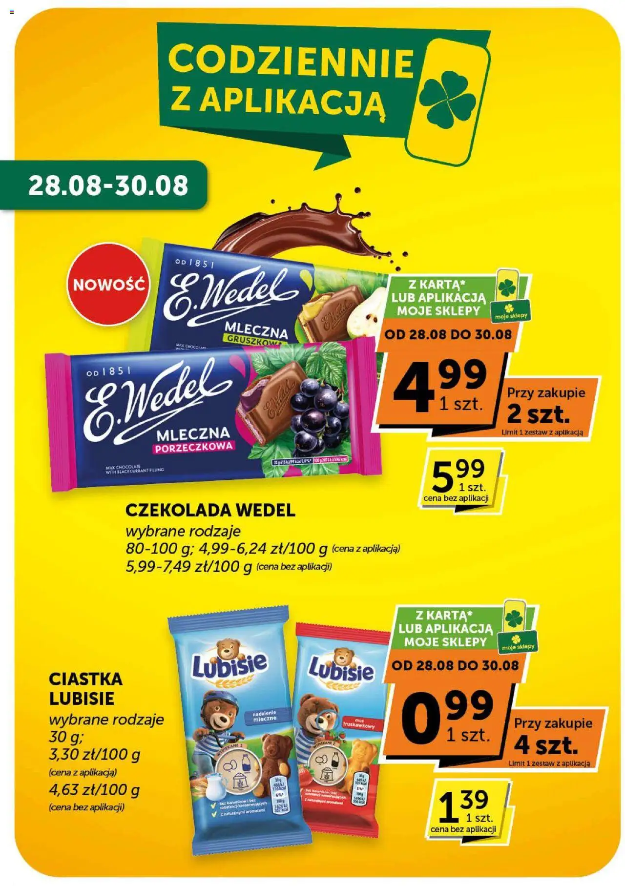 Euro Sklep Gazetka od 21.08.2025 | Strona: 11 | Produkty: Czekolada, Ciastka