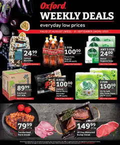 Preview of Oxford Freshmarket specials valid from 27.08.2025