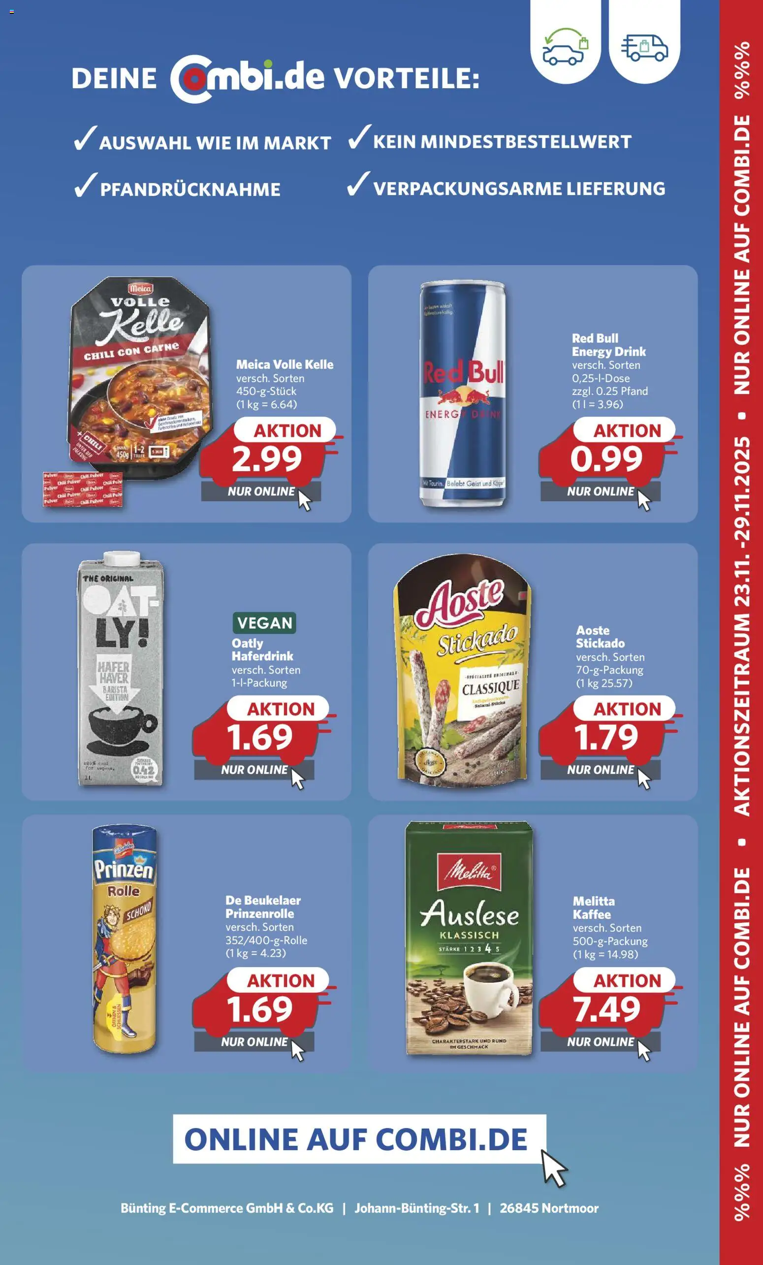 Combi - Black Friday – gültig ab 24.11.2025 | Seite: 32 | Produkte: Melitta, Energy, Oatly, Chili