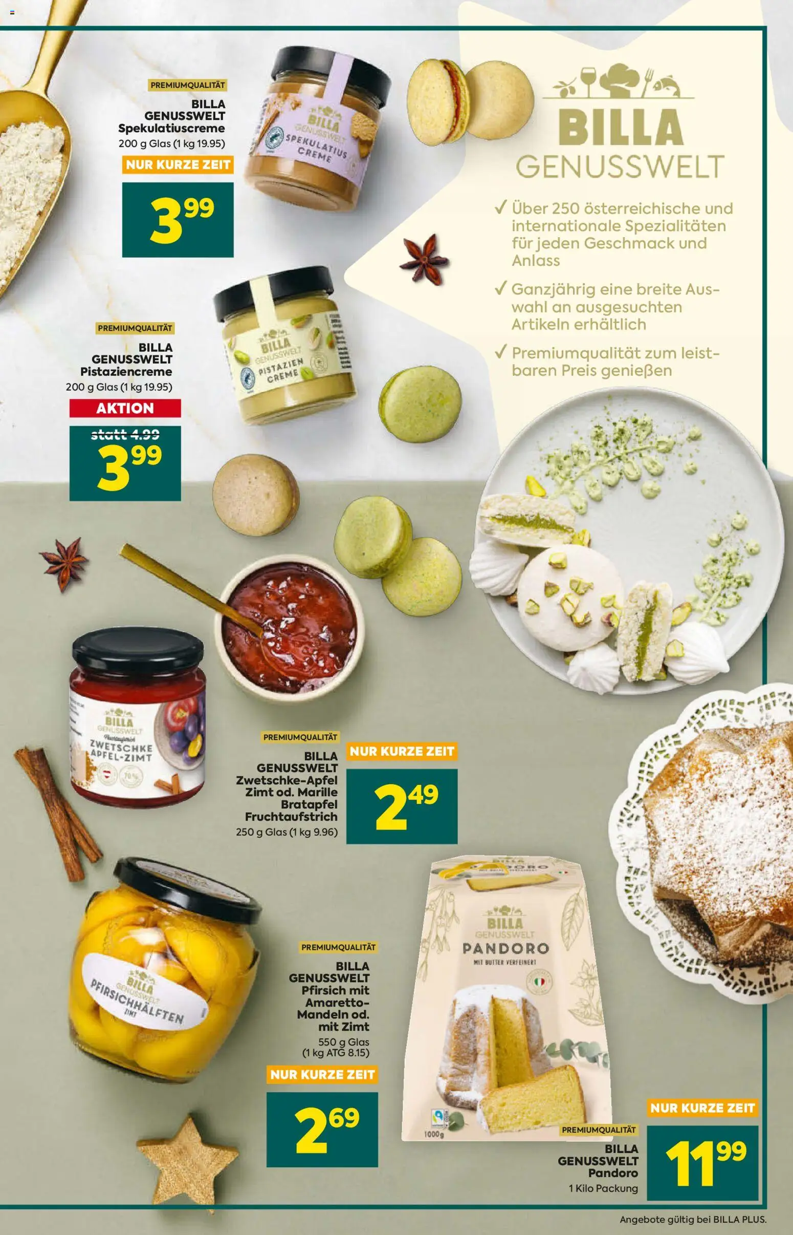 Billa Plus - Alles Rund Ums  Backen gültig ab 23.10.2025 | Seite: 17 | Produkte: Pfirsich, Butter, Creme