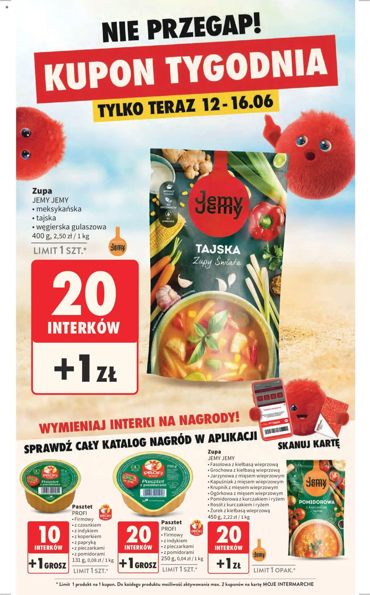 Intermarche Gazetka od 12.06.2025 | Strona: 43 | Produkty: Kiełbasa, Zurek, Papryka, Zupa
