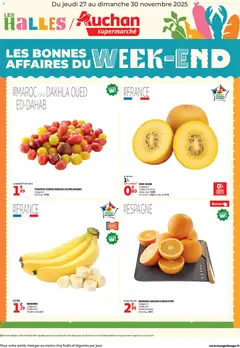 Auchan - Les bons plans du week-end dans votre super ! - Voorbeeld van een folder van Auchan, geldig van 27.11.2025