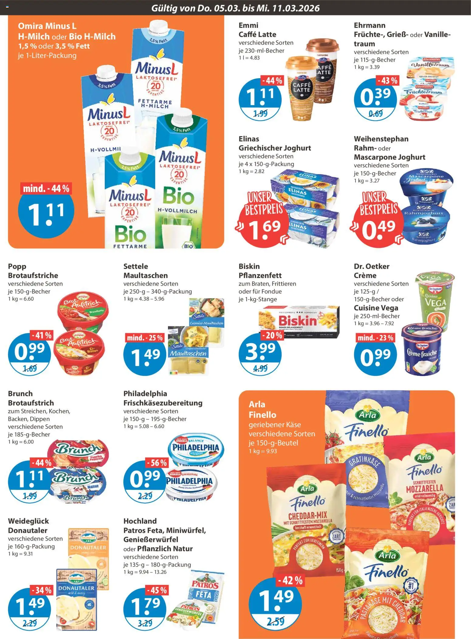 V-Markt - Schwaben / Oberbayern – gültig ab 05.03.2026 | Seite: 6 | Produkte: Käse, Patros, Maultaschen, Fondue