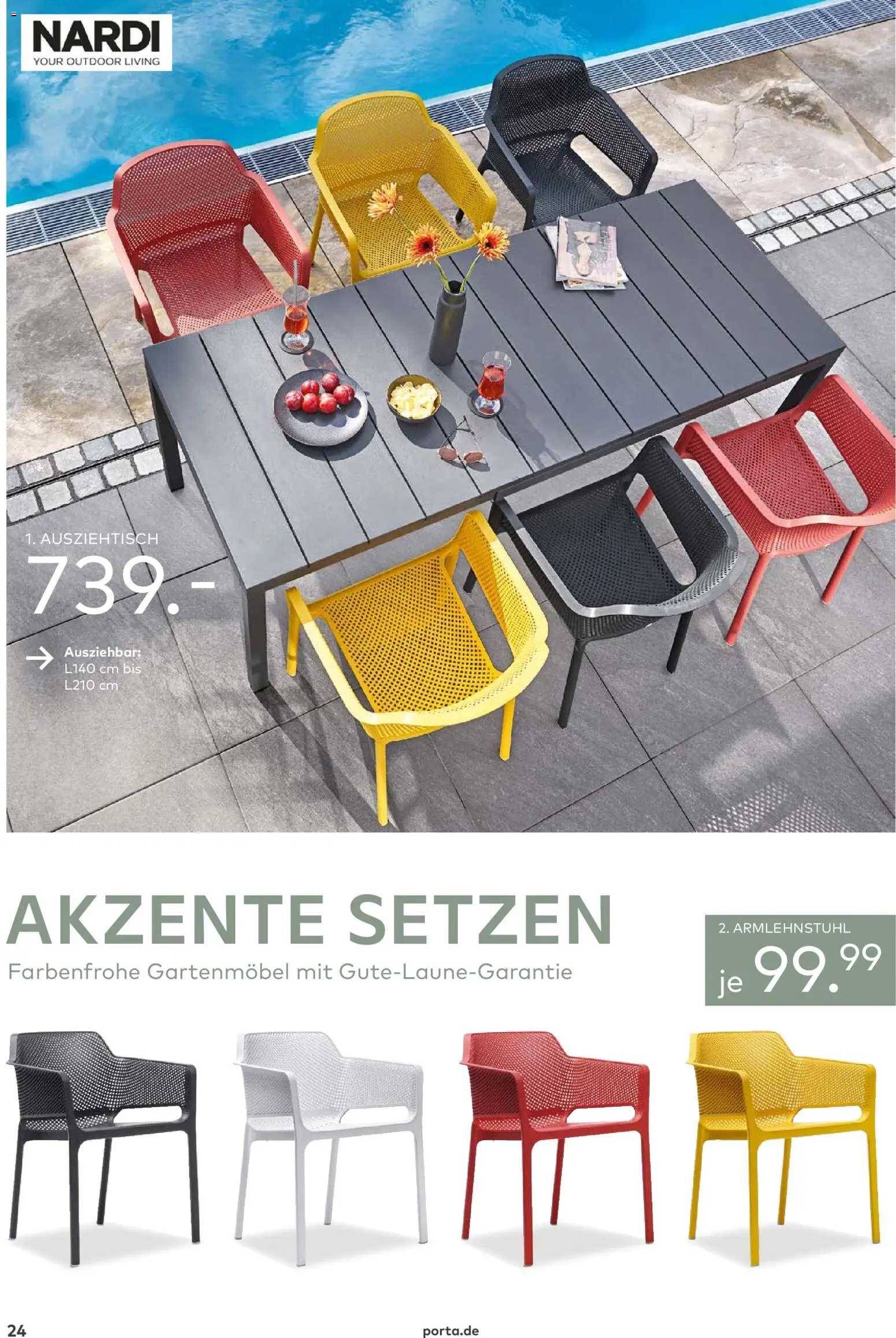 Porta! Gartenmöbel Katalog – gültig ab 01.03.2026 | Seite: 24 | Produkte: Gartenmöbel