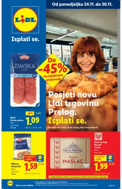 Lidl - Ponuda - Pregled kataloga iz trgovine Lidl, vrijedi od 24.11.2025
