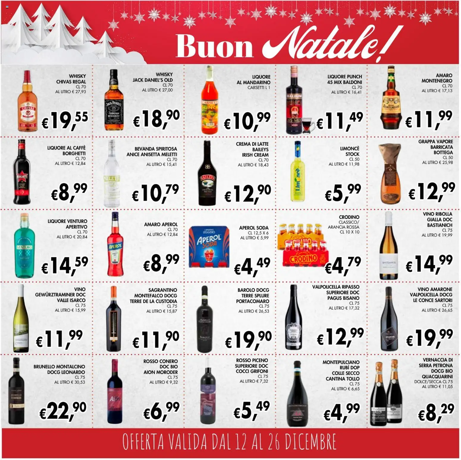 Volantino Coal del 12.12.2025 | Pagina: 20 | Prodotti: Caffè, Whisky, Vino, Arancia