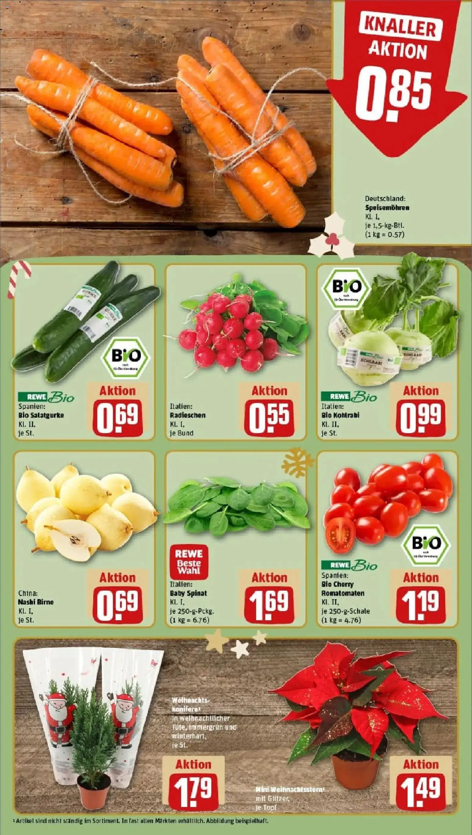 Rewe prospekt Berlin / Hansaviertel	 – gültig ab 23.11.2025 | Seite: 9 | Produkte: Kohlrabi, Birne