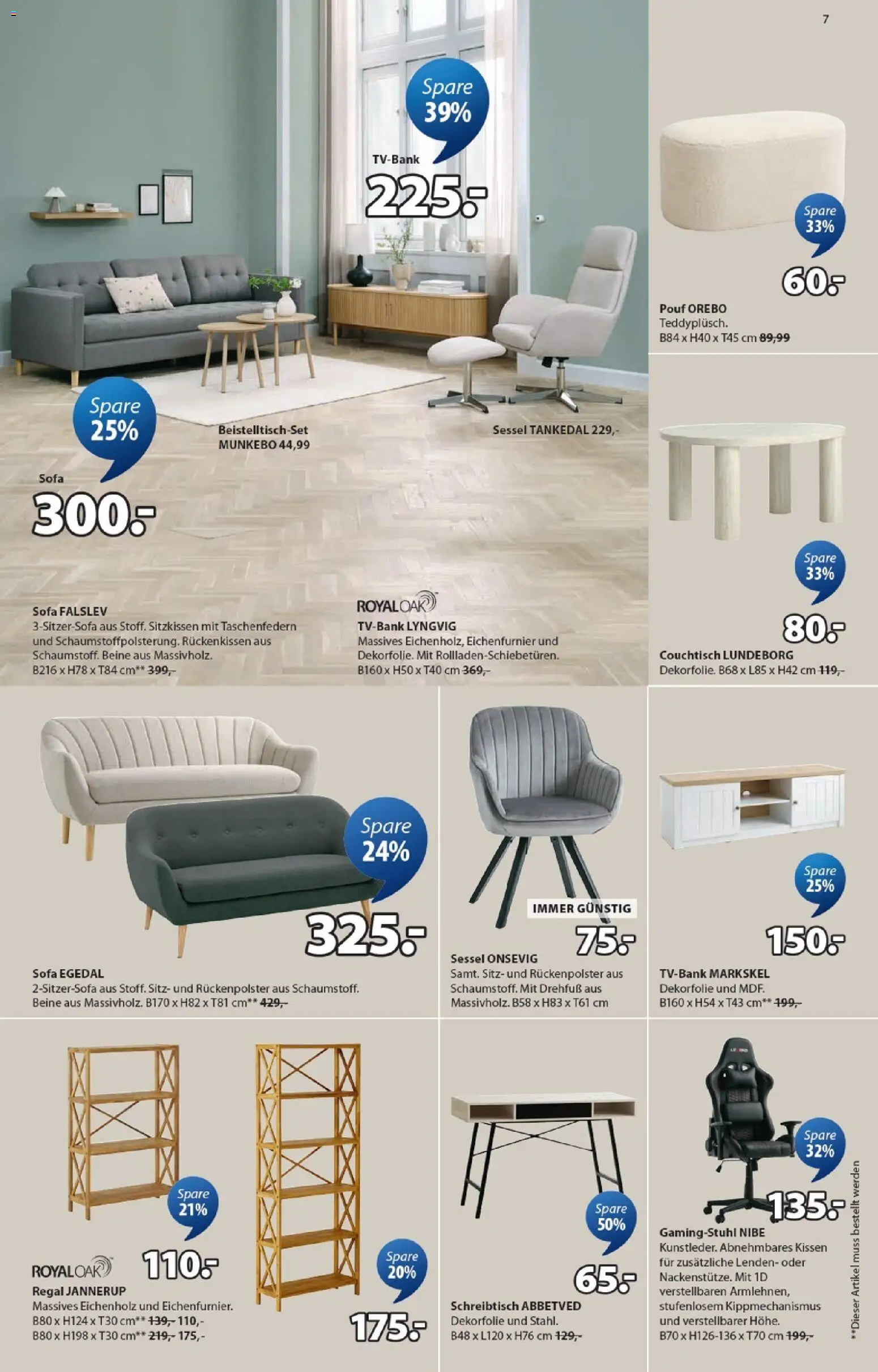 JYSK Prospekt aktuell gültig ab 04.03.2026 | Seite: 7 | Produkte: Kissen, Sofa, Sessel, Couchtisch