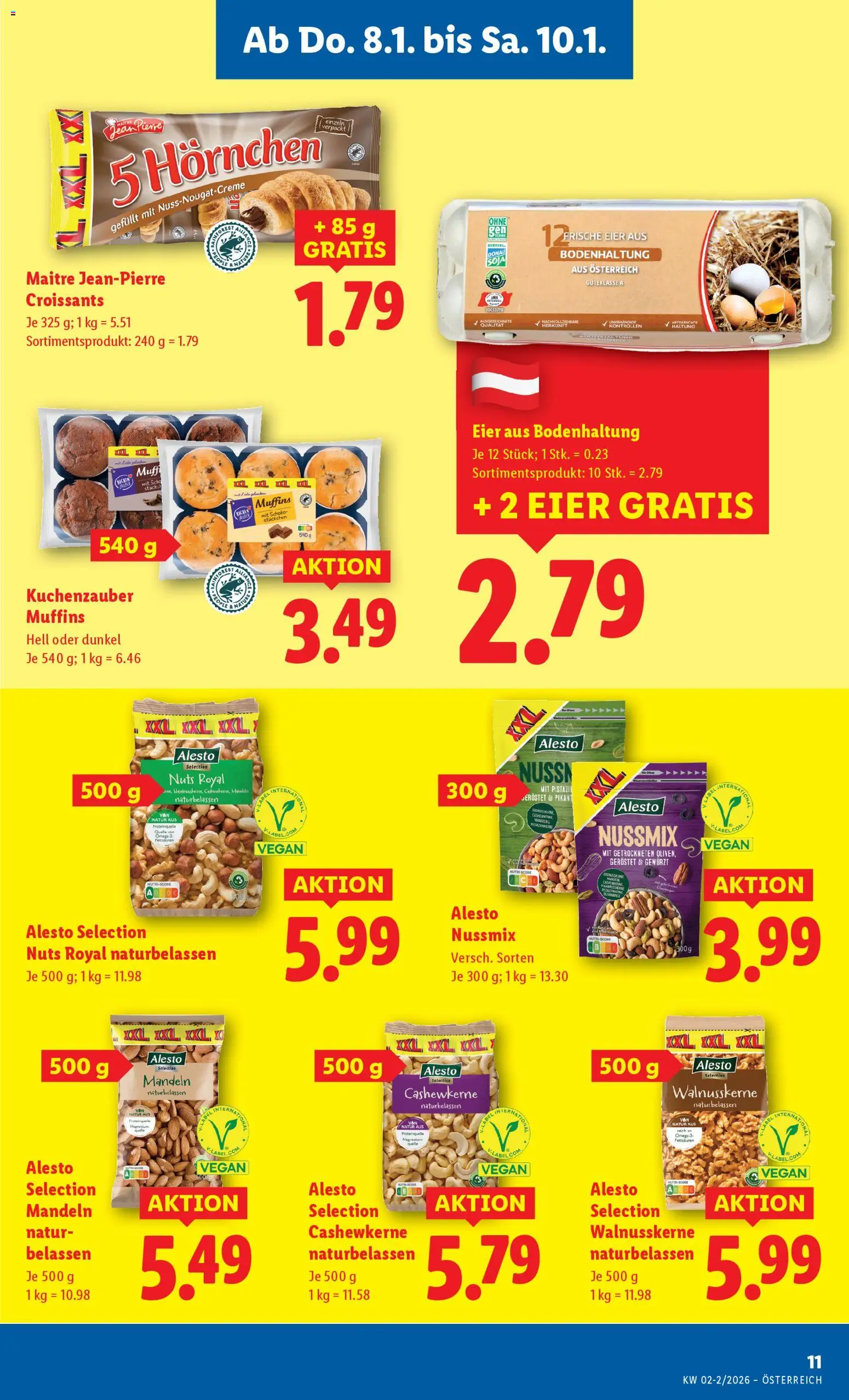 Lidl Flugblatt - Altenmarkt im Pongau, St. Johann im Pongau, Zell am See gültig ab 08.01.2026 | Seite: 13 | Produkte: Eier