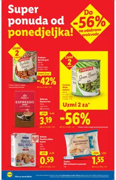 Belbake Pšenično bijelo brašno, 1 kg, Tip 400, Oštro - Pregled kataloga iz trgovine Lidl, vrijedi od 24.11.2025 | Stranica: 2 | Proizvodi: Mljevena kava, Grah, Kava, Brašno