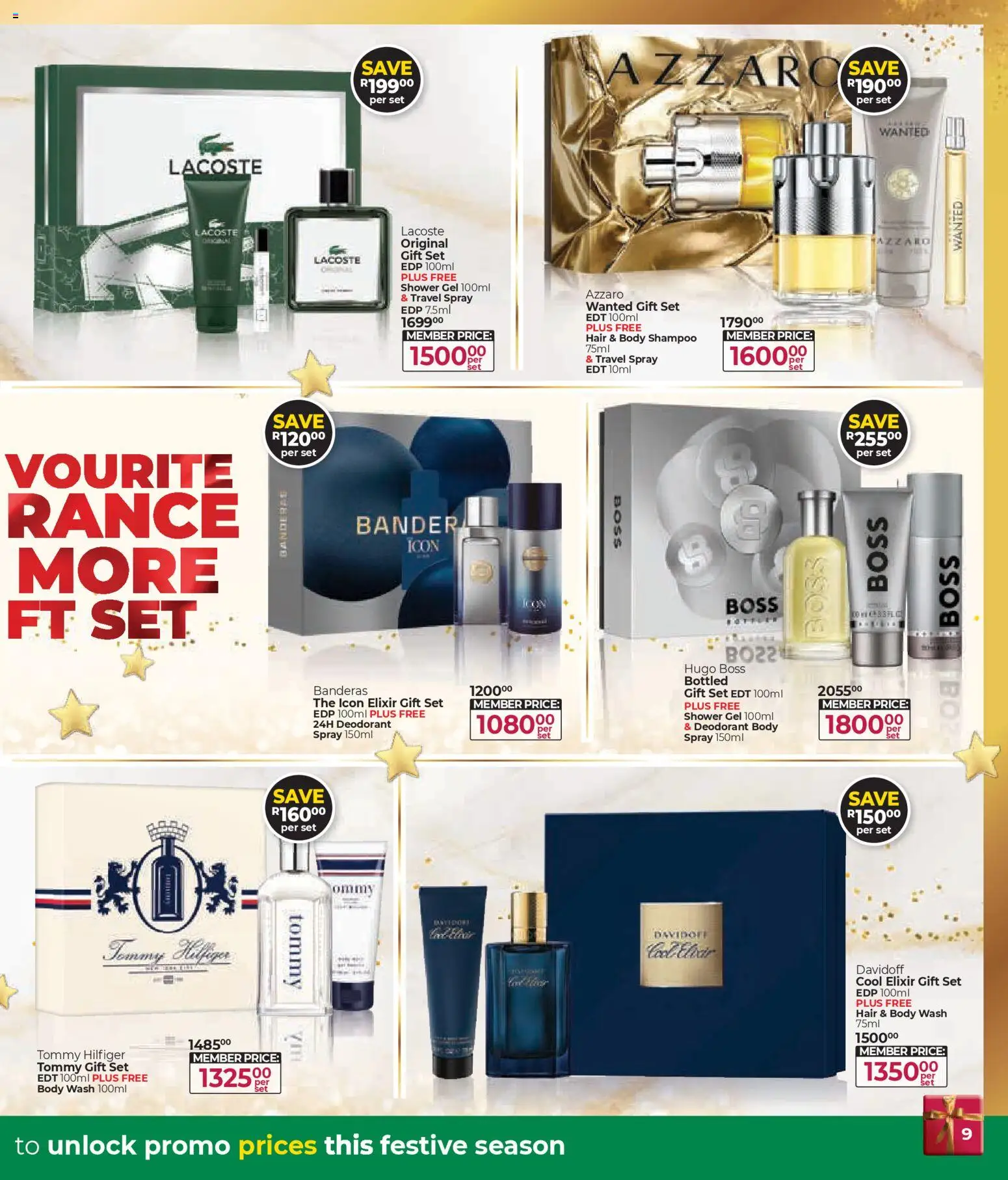New Dis-Chem catalogue – valid from 29.10.2025 | Page: 9 | Products: Shower, Shampoo, Deodorant, Body wash