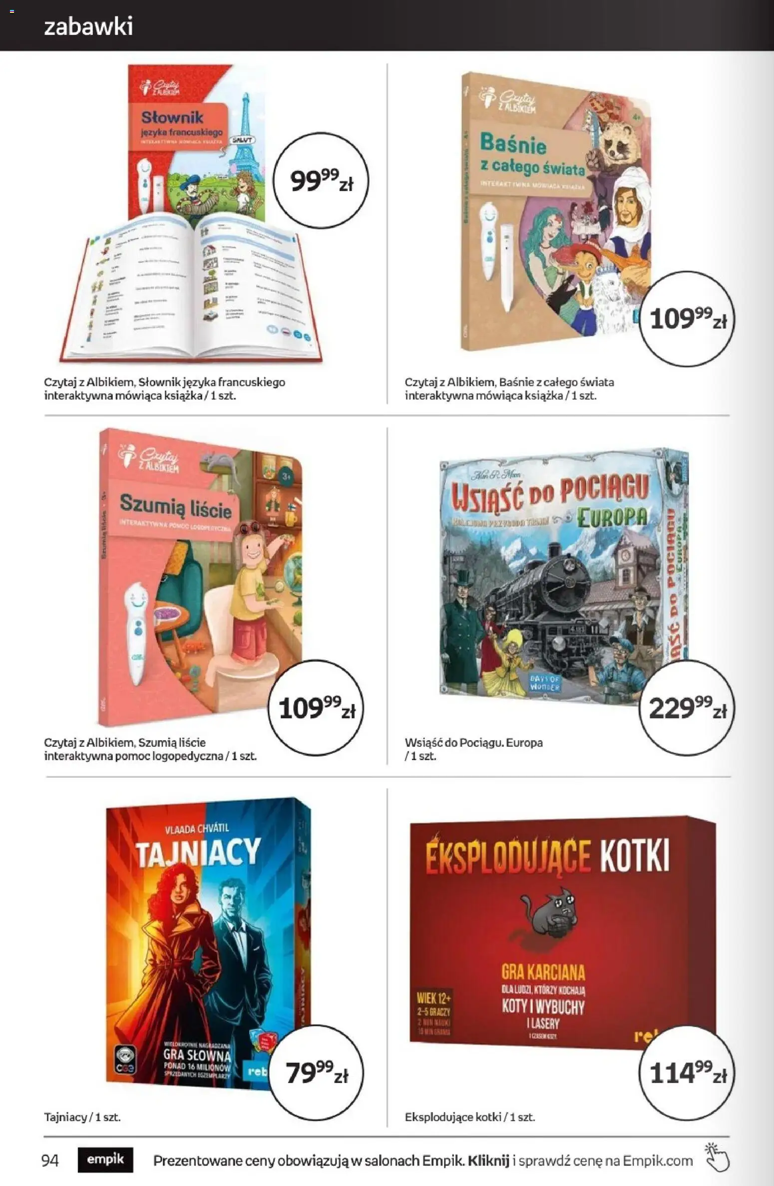 Empik promocje od 22.04.2026 | Strona: 94 | Produkty: Gra