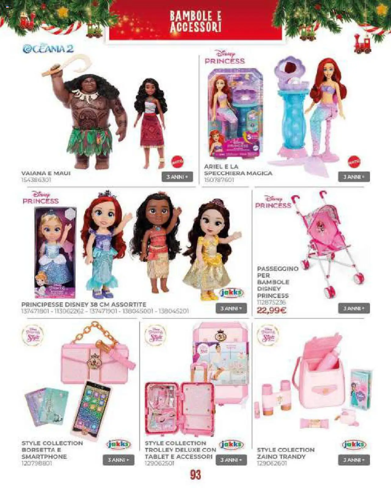 Volantino Toys Center del 19.10.2025 | Pagina: 95 | Prodotti: Borsetta, Zaino, Tablet, Passeggino