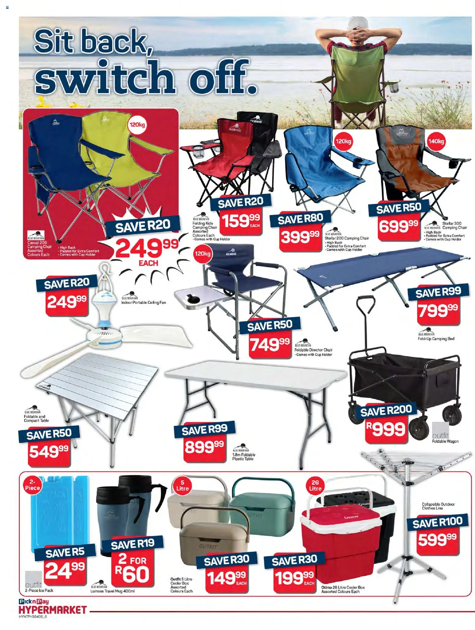 New Pick n Pay catalogue – valid from 22.01.2026 | Page: 6 | Products: Bed, Table, Box, Cooler