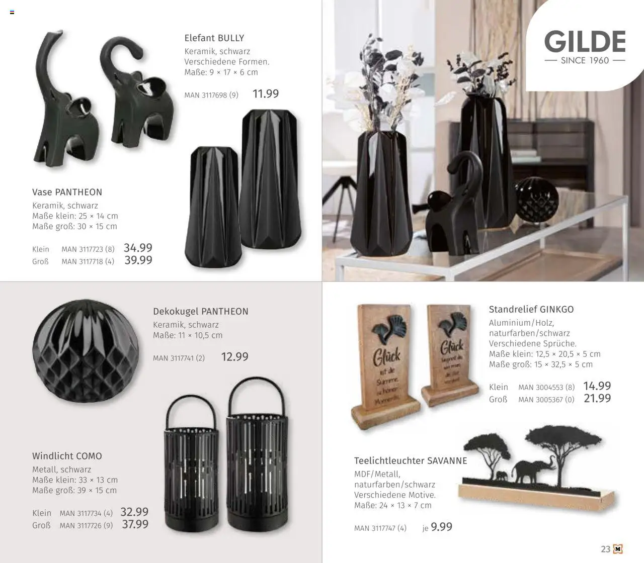 Müller Haushaltskatalog – gültig ab 03.10.2025 | Seite: 23 | Produkte: Vase