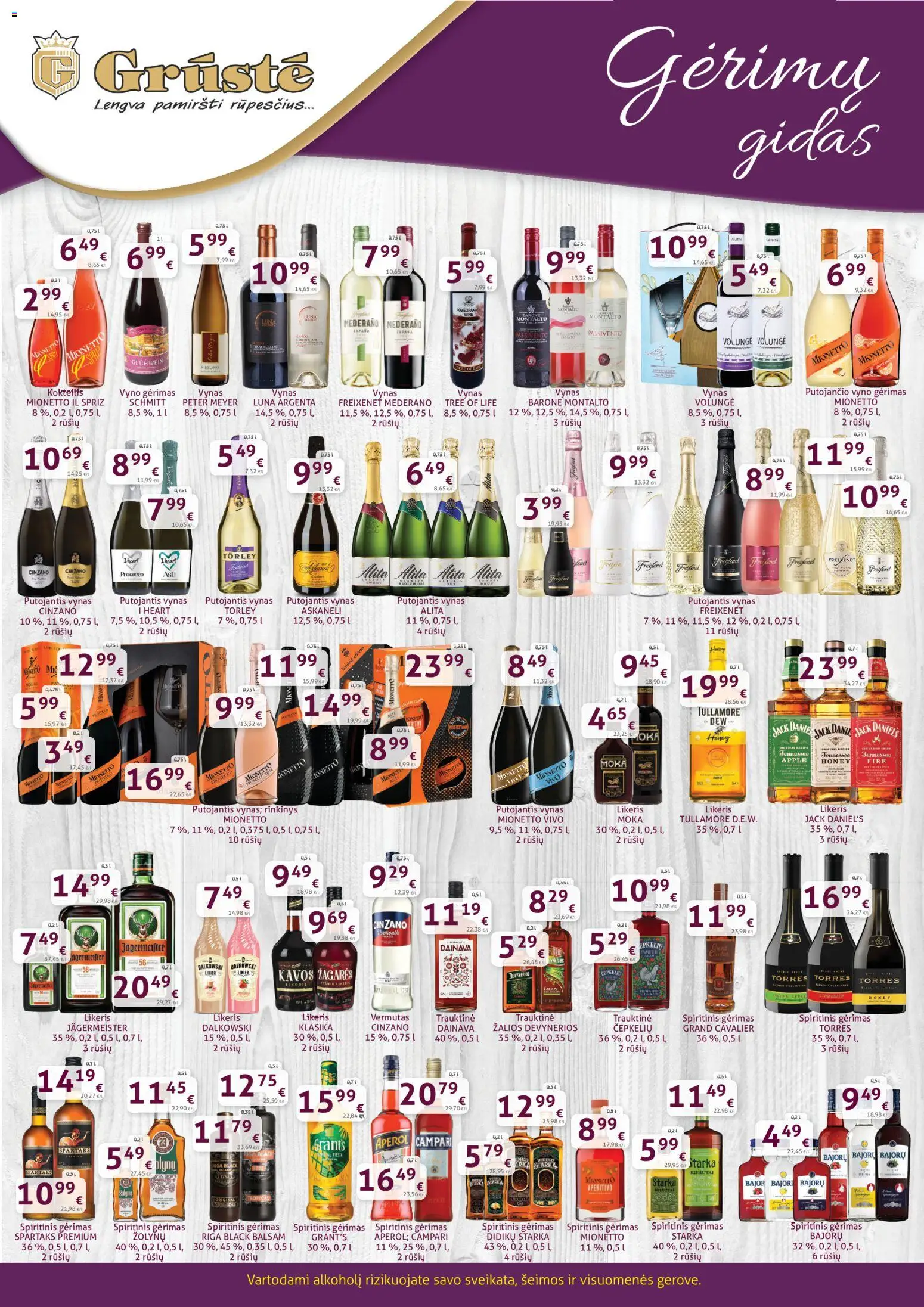 GRUSTE akcijos nuo 11.11.2025 | Puslapis: 1 | Prekių: Vynas